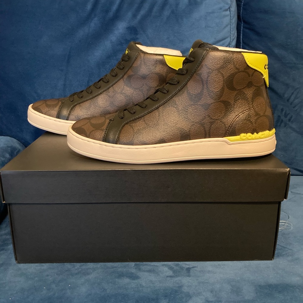 NWB COACH HIGH TOP SIGNATURE SHOES - Picture 3 of 7